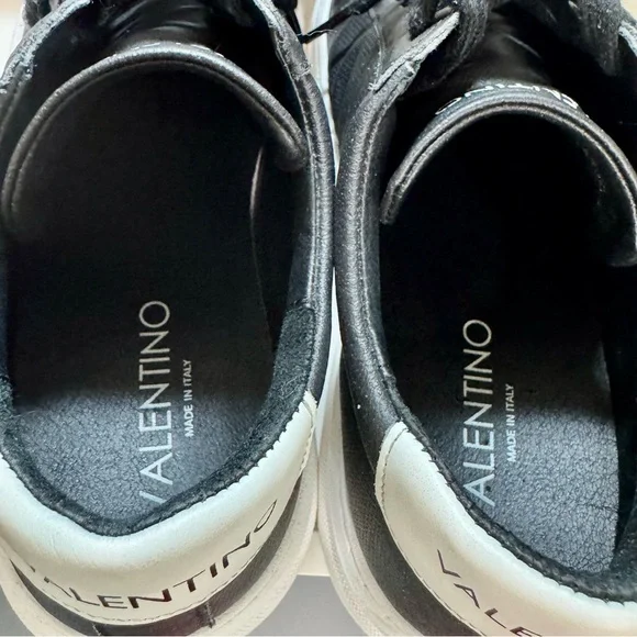 VALENTINO BY MARIO VALENTINO Febo Sauvage Pt. Leather Sneakers Men 7 Women 8.5 - Picture 11 of 16